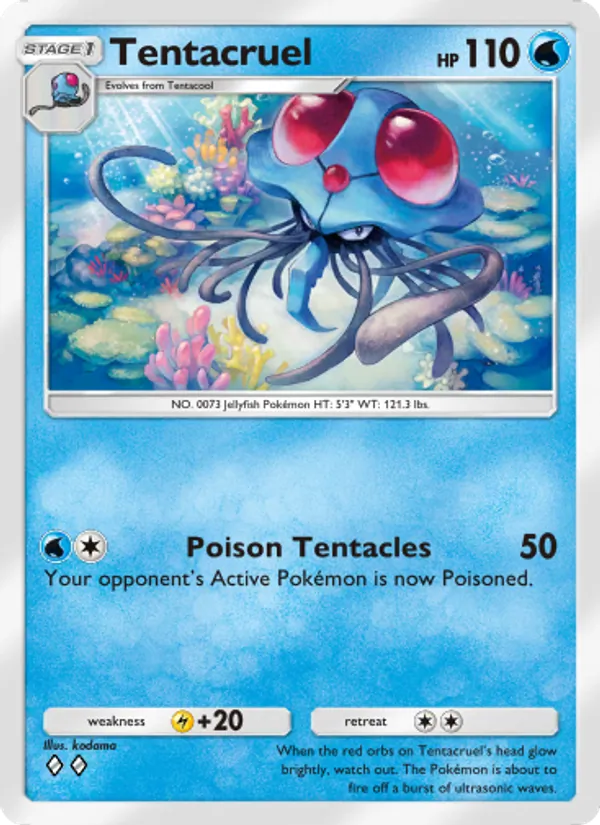 Tentacruel - Genetic Apex Pokemon Card