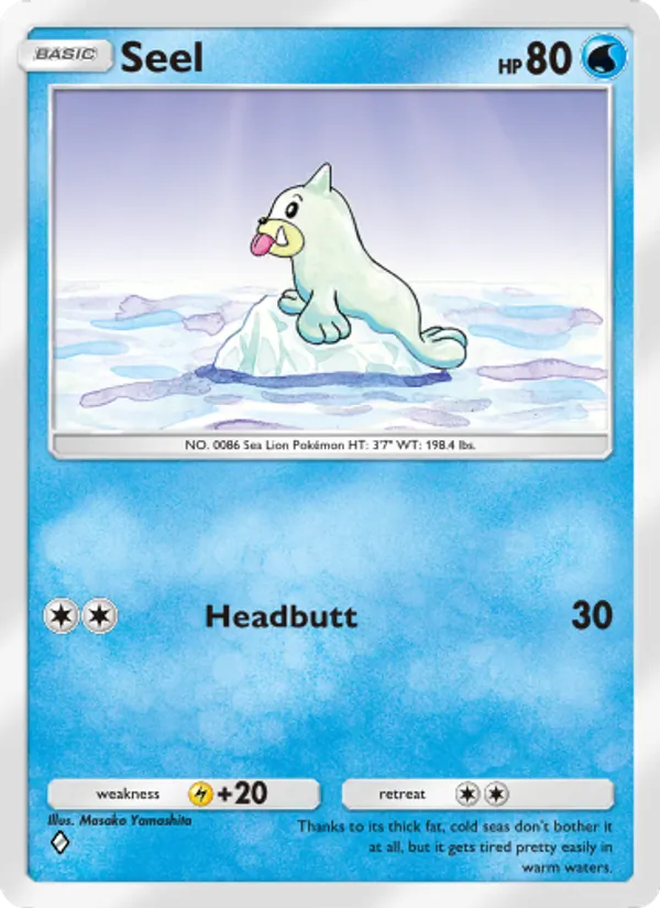 Seel - Genetic Apex Pokemon Card