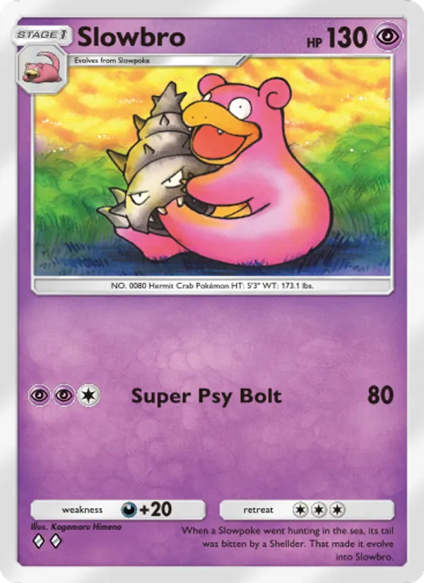 Slowbro - Genetic Apex Pokemon Card