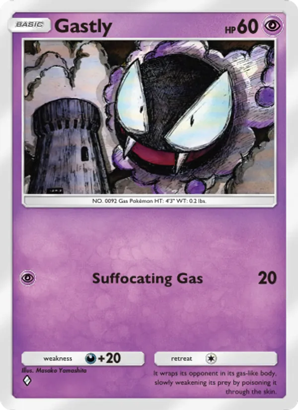 Gastly - Genetic Apex Pokemon Card