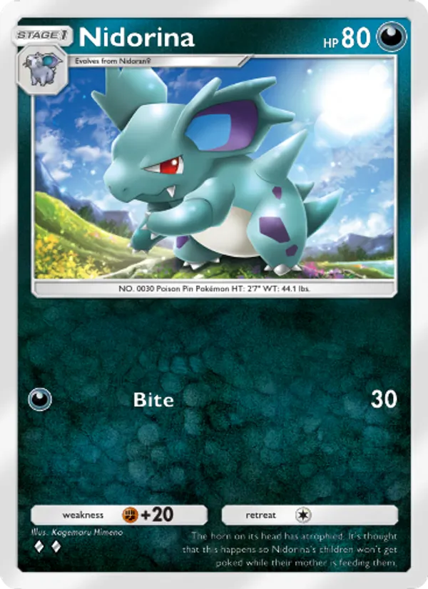 Nidorina - Genetic Apex Pokemon Card
