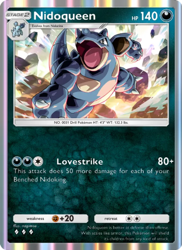 Nidoqueen - Genetic Apex Pokemon Card