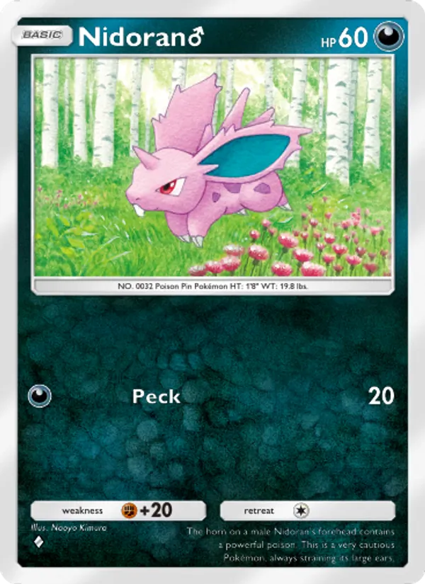 Nidoran♂ - Genetic Apex Pokemon Card