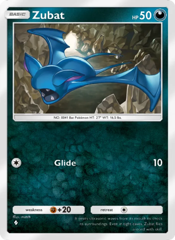 Zubat - Genetic Apex Pokemon Card
