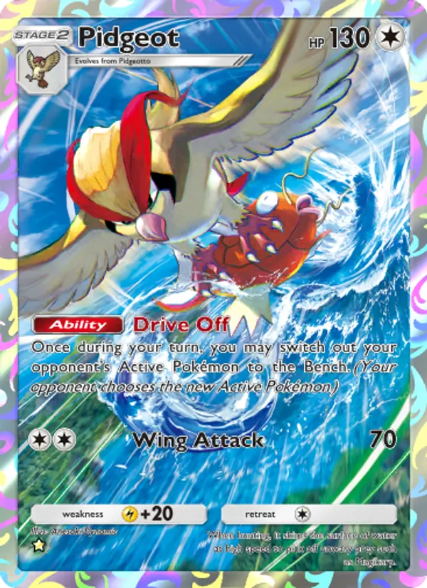 Pidgeot - Genetic Apex Pokemon Card