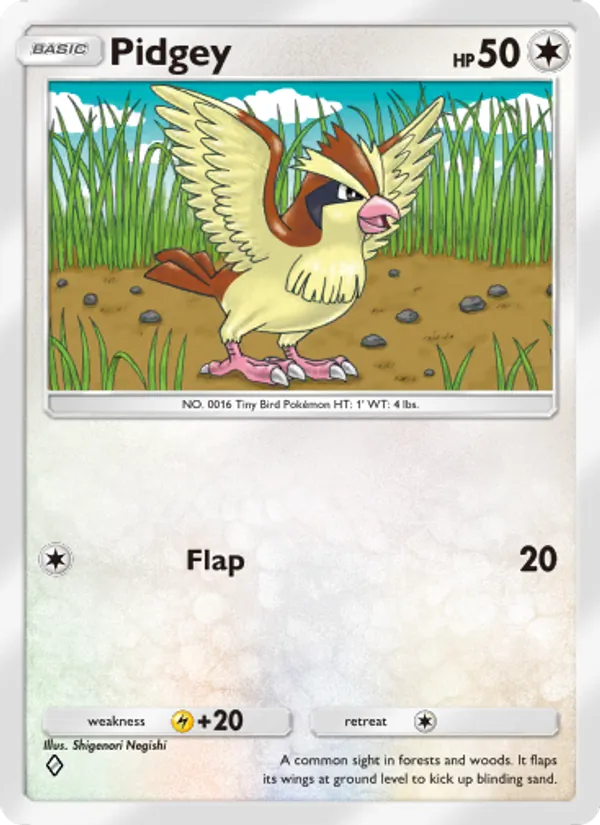 Pidgey - Mythical Island Pokemon Card