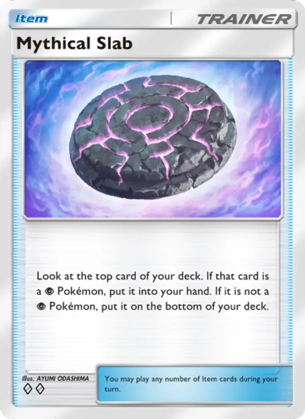 Mythical Slab - Mythical Island Pokemon Card