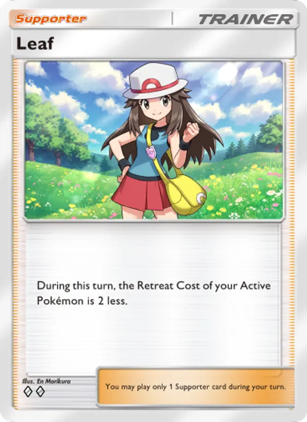 Leaf - Mythical Island Pokemon Card