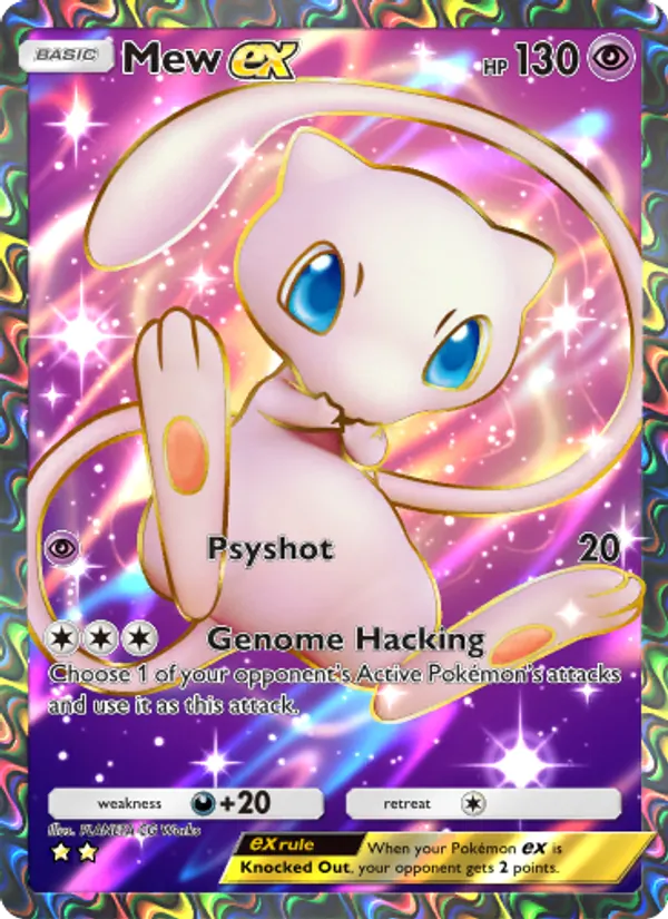 Mew ex - Mythical Island Pokemon Card