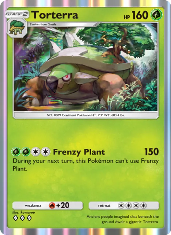 Torterra - Space-Time Smackdown Pokemon Card