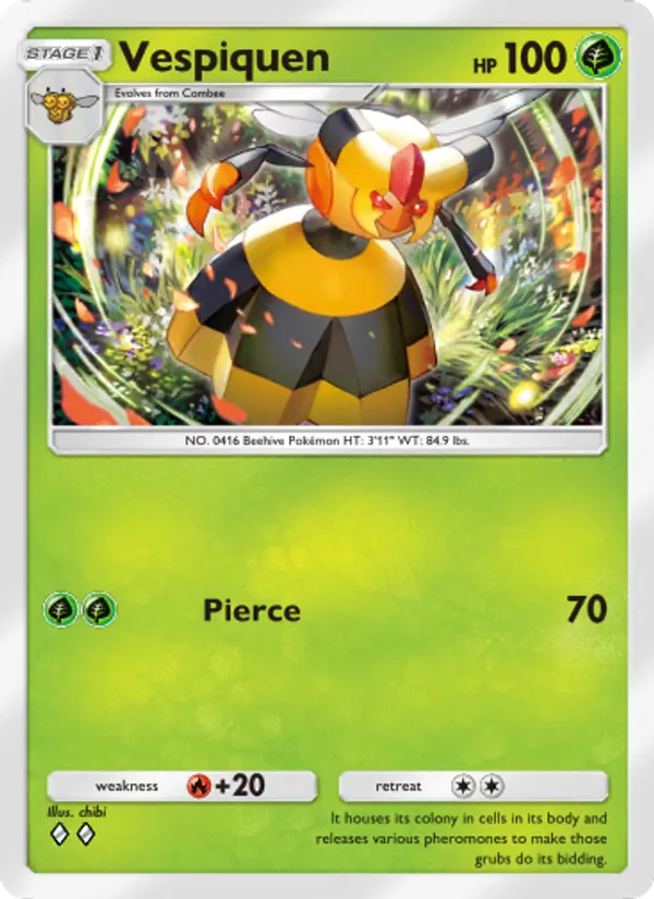 Vespiquen - Space-Time Smackdown Pokemon Card