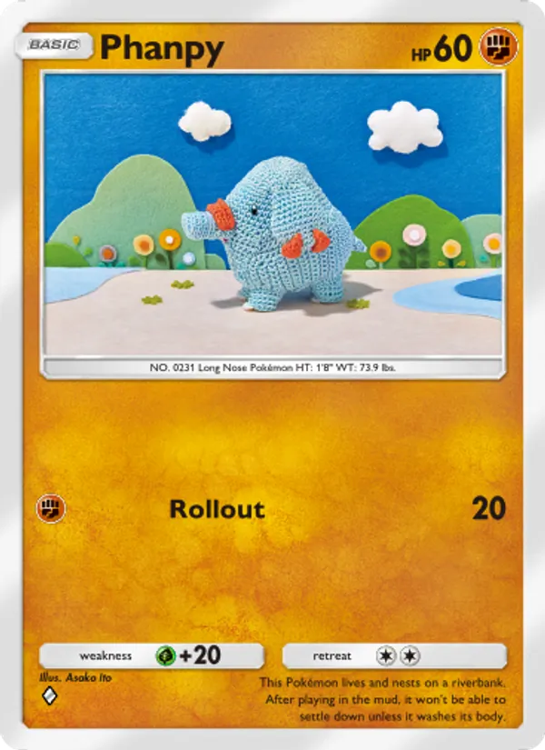 Phanpy - Triumphant Light Pokemon Card