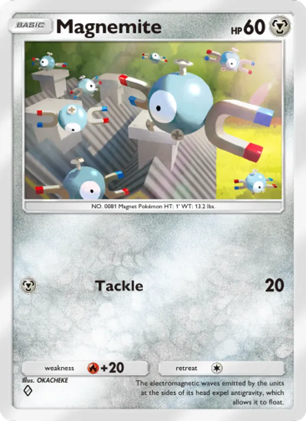 Magnemite - Triumphant Light Pokemon Card
