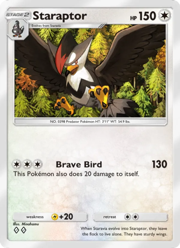 Staraptor - Triumphant Light Pokemon Card