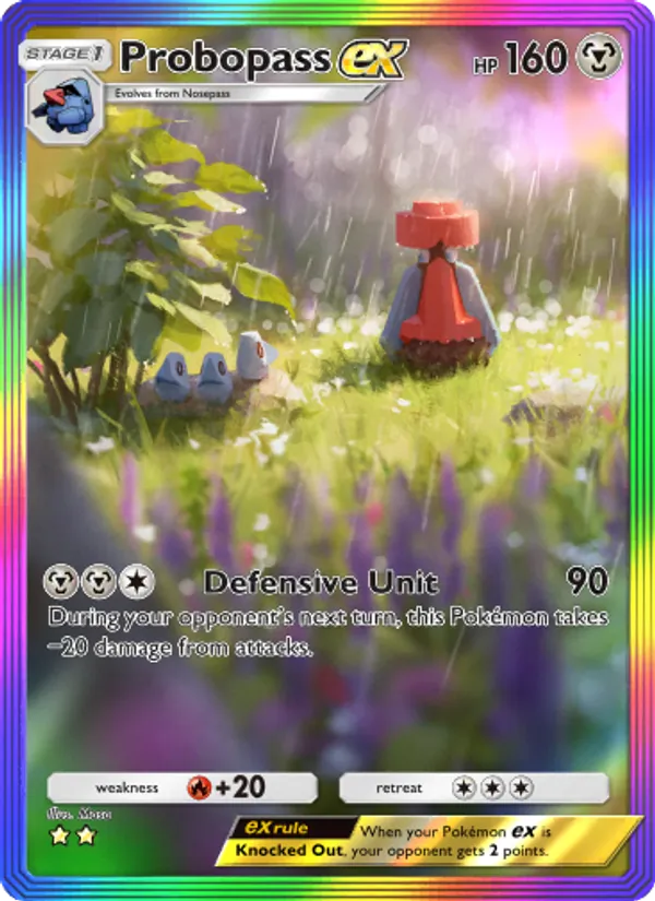 Probopass ex - Triumphant Light Pokemon Card