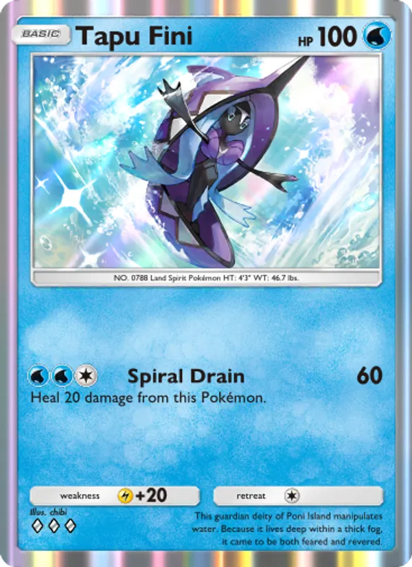 Tapu Fini - Celestial Guardians Pokemon Card