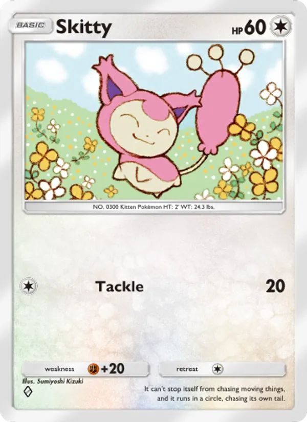 Skitty - Celestial Guardians Pokemon Card