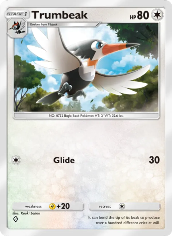 Trumbeak - Celestial Guardians Pokemon Card