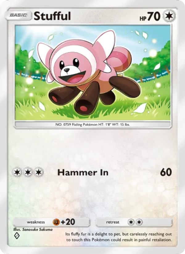 Stufful - Celestial Guardians Pokemon Card