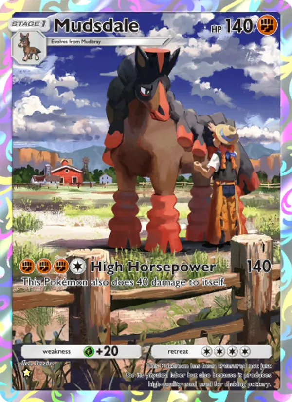 Mudsdale - Celestial Guardians Pokemon Card