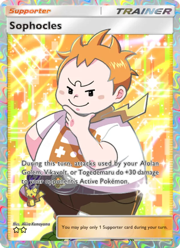 Sophocles - Celestial Guardians Pokemon Card