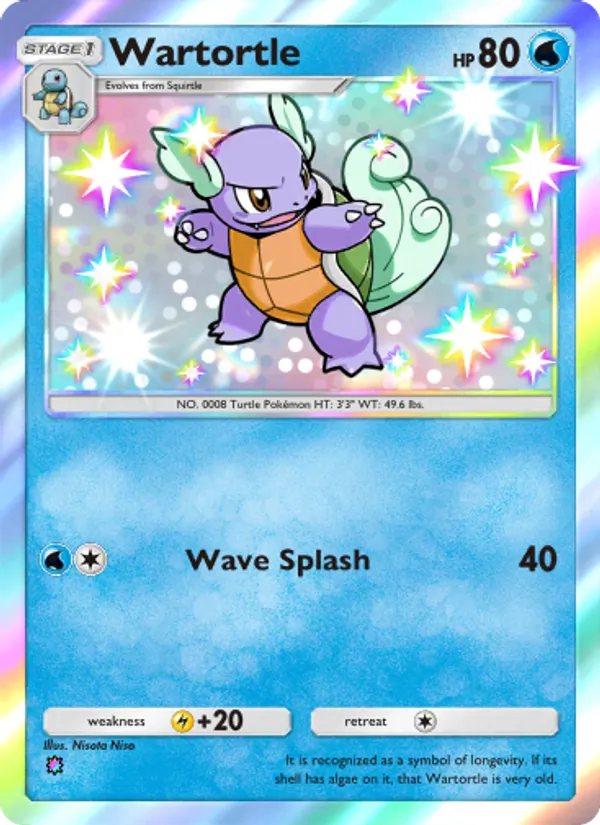 Wartortle - Celestial Guardians Pokemon Card