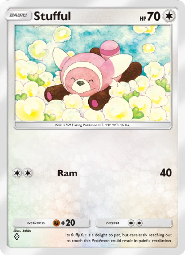 Stufful - Extradimensional Crisis Pokemon Card