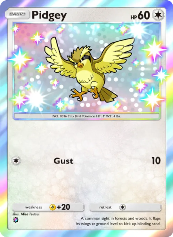 Pidgey - Extradimensional Crisis Pokemon Card