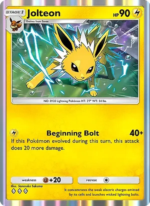 Jolteon - Eevee Grove Pokemon Card