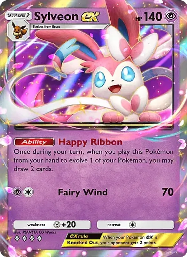 Sylveon ex - Eevee Grove Pokemon Card
