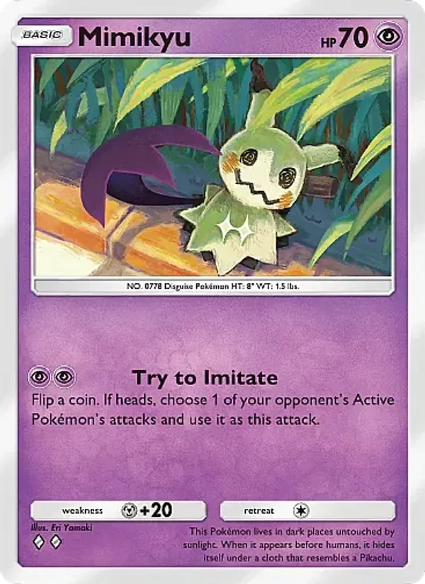 Mimikyu - Eevee Grove Pokemon Card