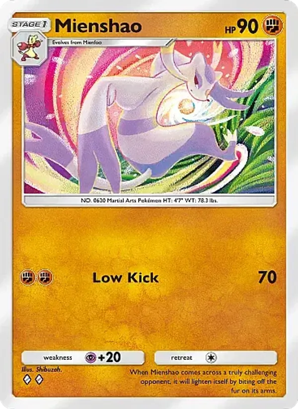Mienshao - Eevee Grove Pokemon Card