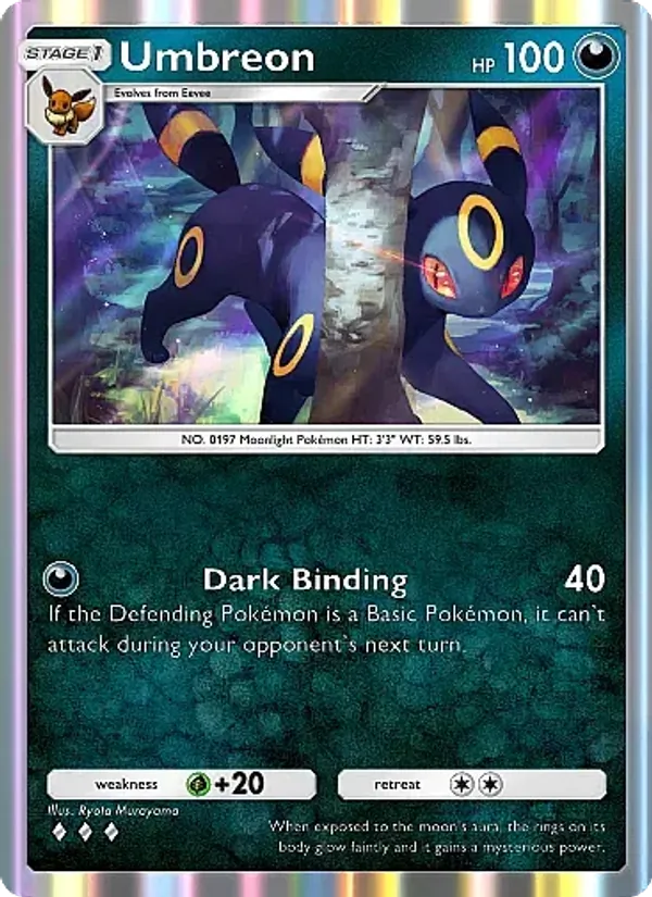 Umbreon - Eevee Grove Pokemon Card