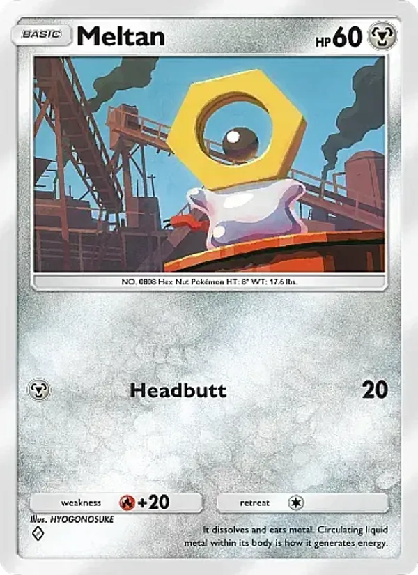 Meltan - Eevee Grove Pokemon Card