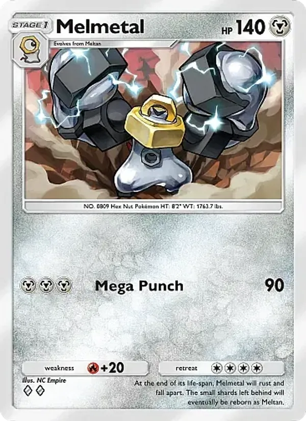 Melmetal - Eevee Grove Pokemon Card