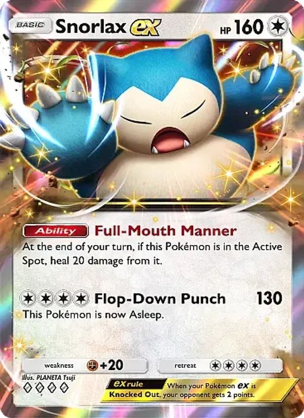 Snorlax ex - Eevee Grove Pokemon Card