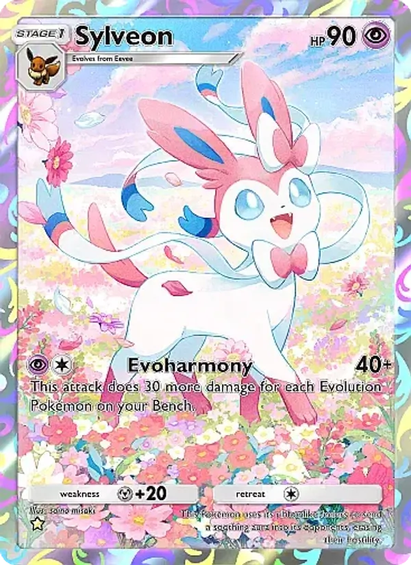 Sylveon - Eevee Grove Pokemon Card