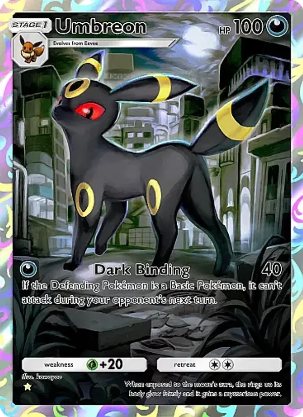 Umbreon - Eevee Grove Pokemon Card