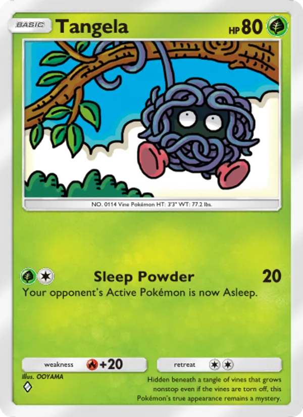 Tangela - Wisdom of Sea and Sky Pokemon Card