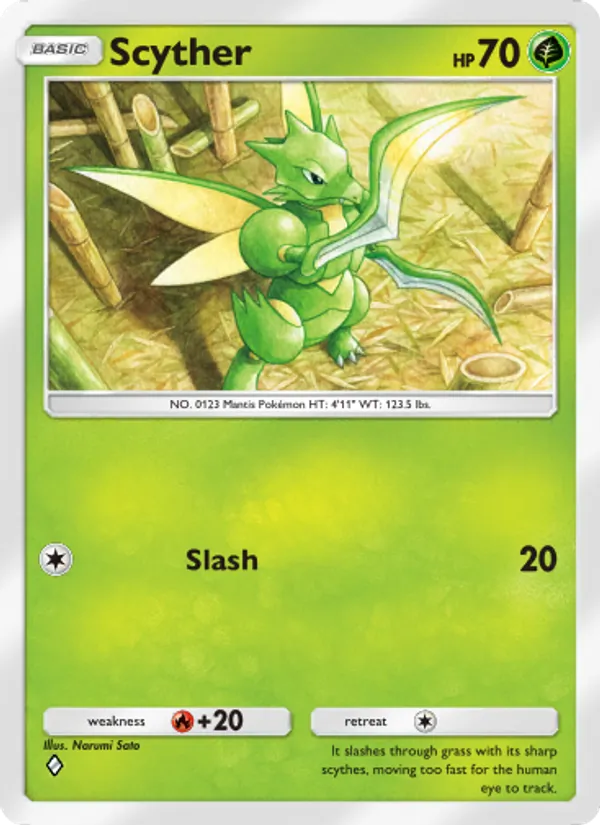 Scyther - Wisdom of Sea and Sky Pokemon Card