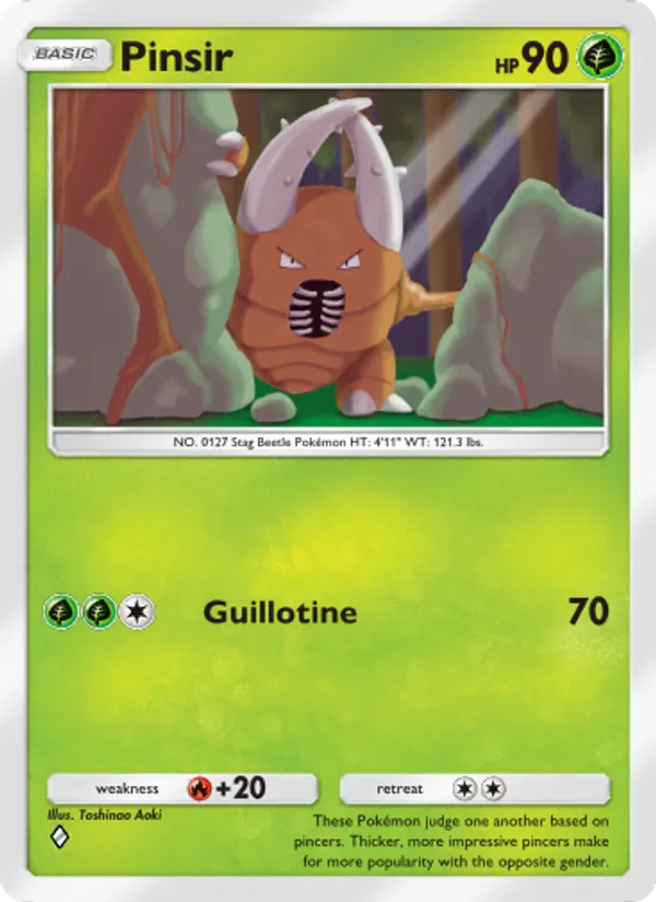 Pinsir - Wisdom of Sea and Sky Pokemon Card