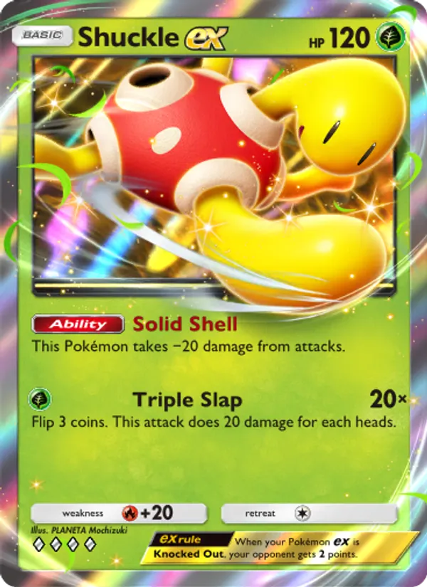 Shuckle ex - Wisdom of Sea and Sky Pokemon Card