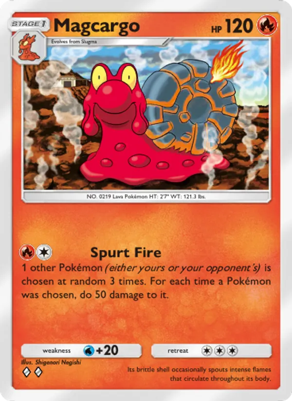 Magcargo - Wisdom of Sea and Sky Pokemon Card