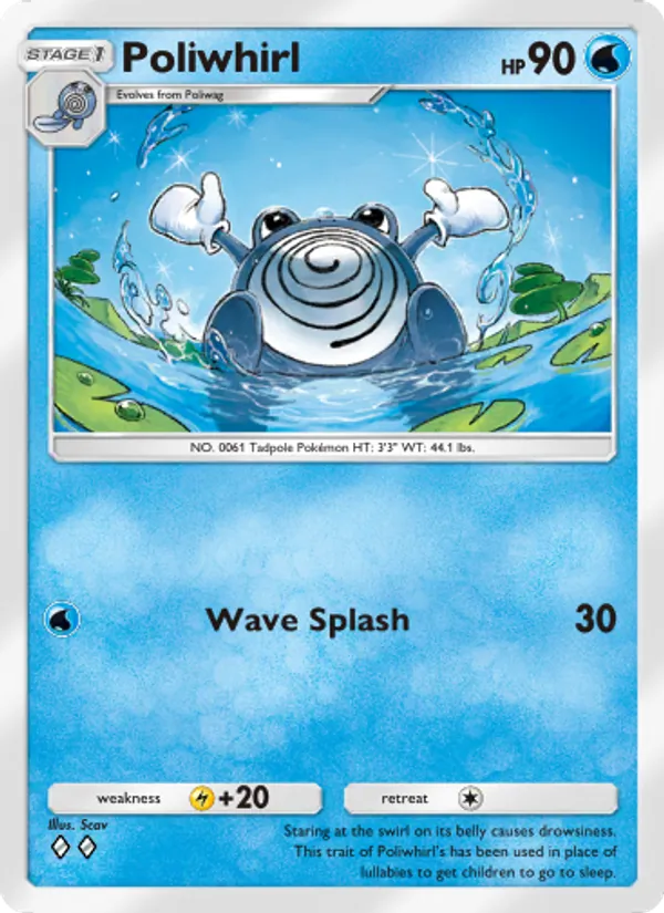 Poliwhirl - Wisdom of Sea and Sky Pokemon Card