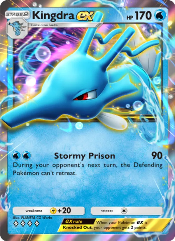 Kingdra ex - Wisdom of Sea and Sky Pokemon Card