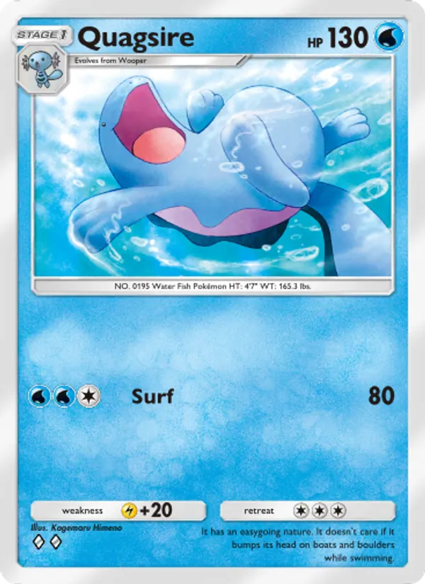 Quagsire - Wisdom of Sea and Sky Pokemon Card