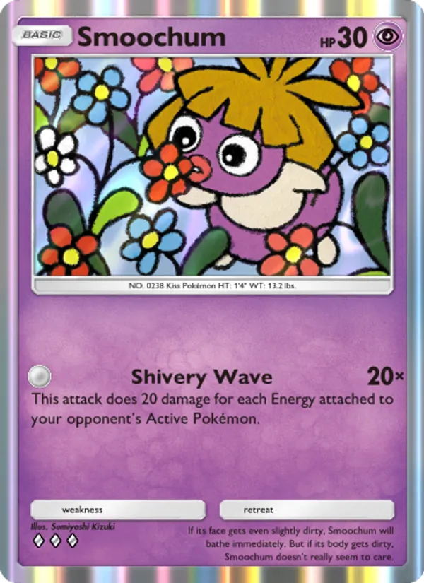 Smoochum - Wisdom of Sea and Sky Pokemon Card