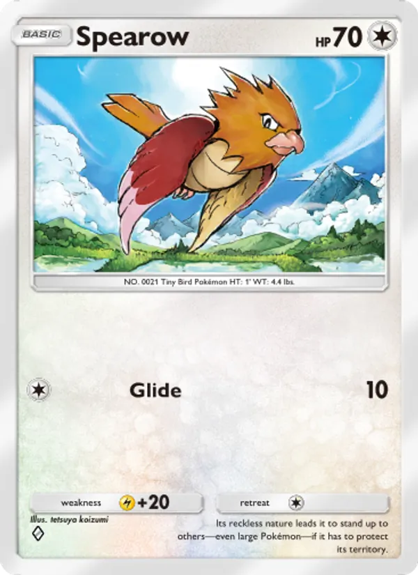 Spearow - Wisdom of Sea and Sky Pokemon Card