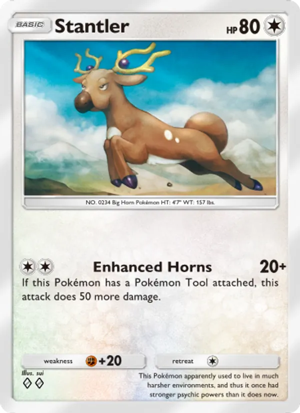Stantler - Wisdom of Sea and Sky Pokemon Card