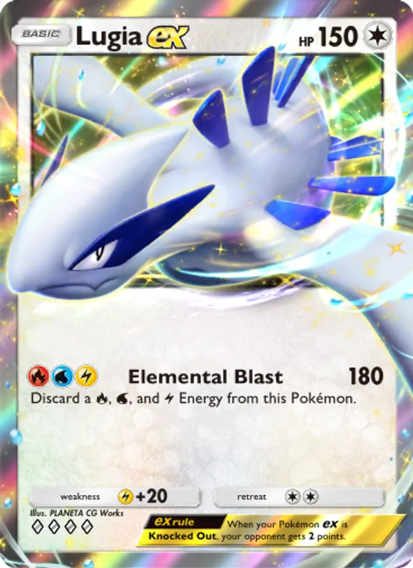 Lugia ex - Wisdom of Sea and Sky Pokemon Card